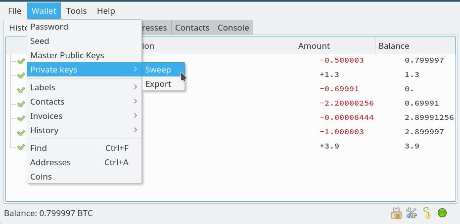 Sweeping Your Private Keys Into Electrum Bitcoin E!   lectrum - 