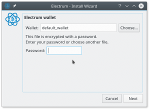 forgot electrum password