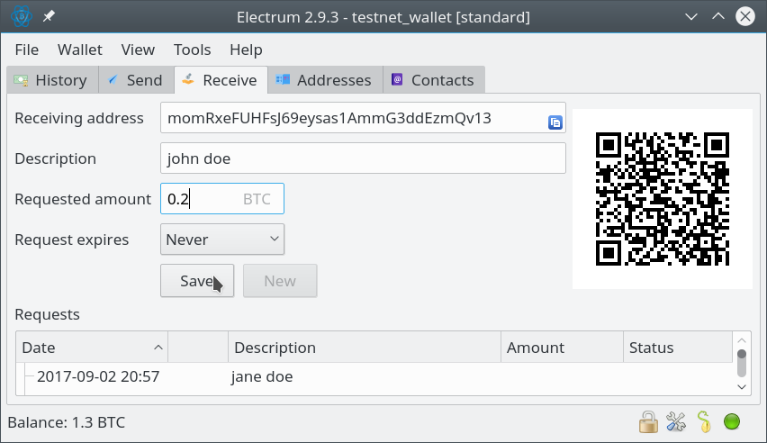 bitcoin address electrum