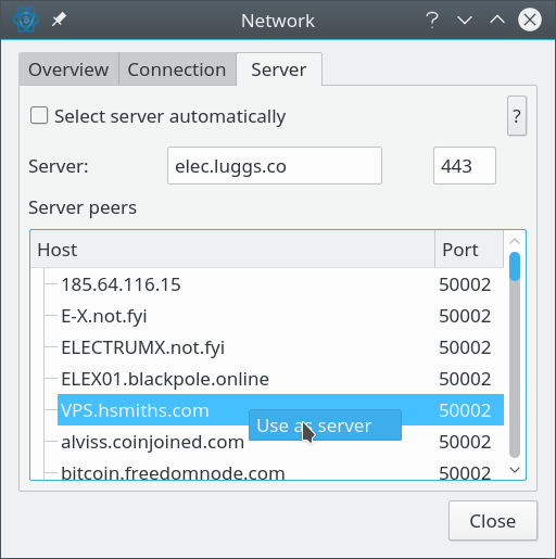 How To Switch To A Different Electrum Server Bitcoin Electrum - 
