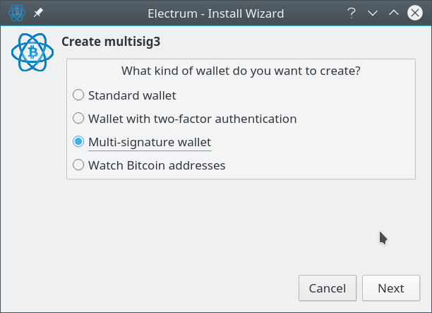 Creating A Multisig Wallet Bitcoin Electrum - 