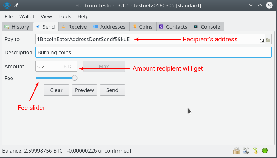 can i send bitcoin immediately after buying with electrum wallet