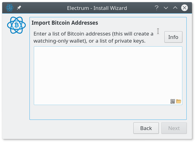 import private key bitcoins