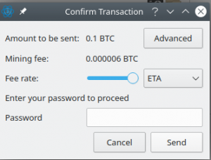 send bitcoin to electrum