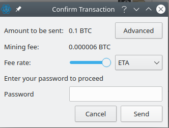 how to send bitcoin from electrum