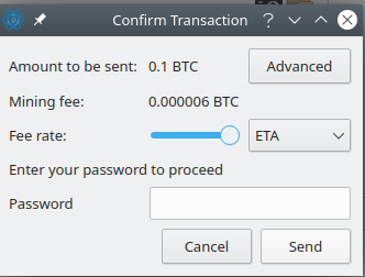 how to send bitcoin electrum